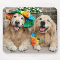 Golden Retriever Groovy Mousepad mousepads