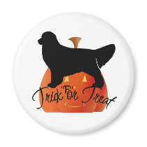 Golden Retriever Halloween Gifts magnets