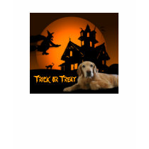 Golden Retriever Halloween Kids Unisex T-Shirt