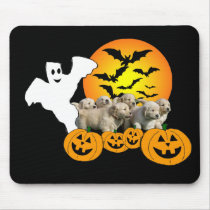 Golden Retriever Halloween Mousepad