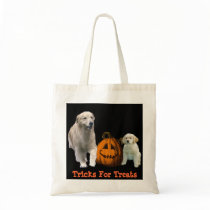 Golden Retriever Halloween Tote Bag