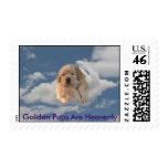 Golden Retriever Heavenly Puppy Stamp