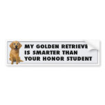 Golden Retriever Honor Bumper Sticker
