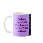Golden Retriever Hydrangea Mug