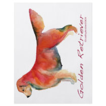 Golden Retriever in living color flyers