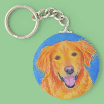 Golden Retriever Key Chain keychains
