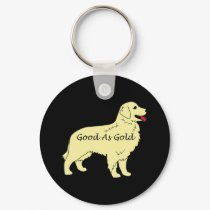 Golden Retriever Keychain