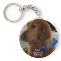 Golden Retriever Keychain