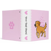 Golden Retriever Love Binder