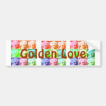 Golden Retriever Love Bumper Stickers
