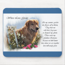 Golden Retriever Lovers Gifts mousepads