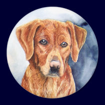 Golden Retriever Magnet by artbyjolyn Golden Retriever Magnet