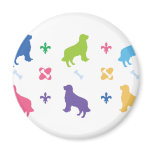 Golden Retriever Refrigerator Magnet