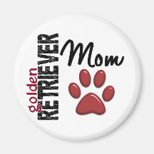 Golden Retriever Mom 2 Magnets