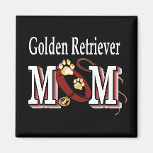 Golden Retriever Mom Gifts Fridge Magnets