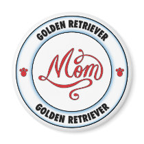 GOLDEN RETRIEVER mom magnets