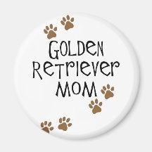 Golden Retriever Mom Magnet