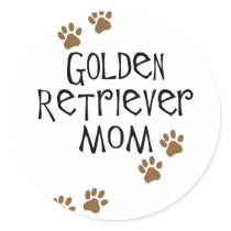Golden Retriever Mom Sticker