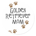 Golden Retriever Mom stickers by dogsandhorses Golden Retriever Mom stickers