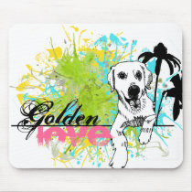 Golden Retriever mousepads by Chic_Boutique Golden Retriever mousepads