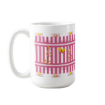 Golden Retriever Mug "Golden Hearts" 15oz Burgundy