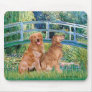 Golden Retriever Pair 1 - Lily Bridge Mouse Pad