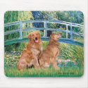 Golden Retriever Pair 1 - Lily Bridge mousepads