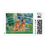 Golden Retriever Pair 1 - Lily Bridge postage