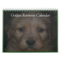 GOLDEN RETRIEVER PHOTOGRAPHIC DESIGN CALENDAR calendars
