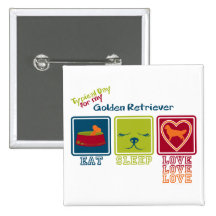 Golden Retriever Pin