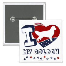 Golden Retriever Pins