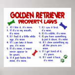 GOLDEN RETRIEVER PL2 POSTERS