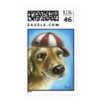 Golden retriever postage