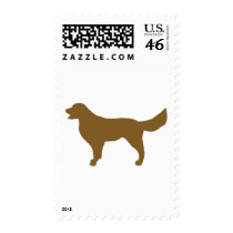 Golden Retriever Postage Stamp