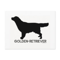 Golden Retriever Postcard