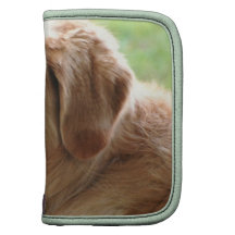 Golden Retriever Pup Wallet Folio Organizer