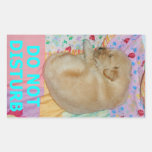 Golden Retriever Puppy Do Not Disturb Sticker