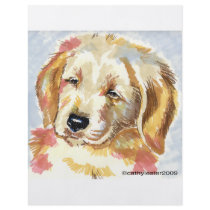 Golden Retriever Puppy Head flyers