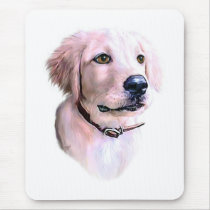 Golden Retriever Puppy mousepads
