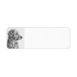 Golden Retriever Puppy Profile Labels