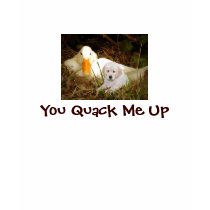 Golden Retriever Puppy You Quack Me Up T-Shirt by normagolden Golden Retriever Puppy You Quack Me Up T-Shirt
