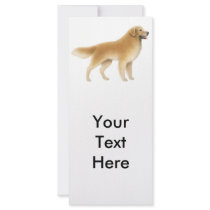 Golden Retriever Rack Card