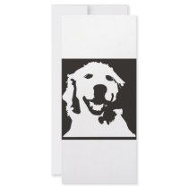 Golden Retriever Custom Rack Card