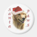Golden Retriever Santa Paws Magnets