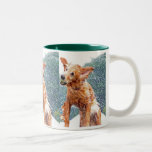 Golden Retriever shaking off water Mug
