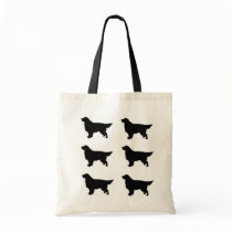 Golden Retriever Silhouette bags by cowboyannie Golden Retriever Silhouette bags