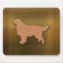 "Golden Retriever Silhouette in Brown"