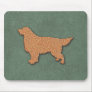 "Golden Retriever Silhouette in Brown"