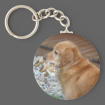 Golden Retriever Soulful keychains