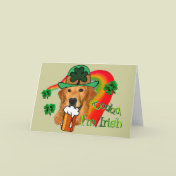 Golden Retriever St. Patrick's Day